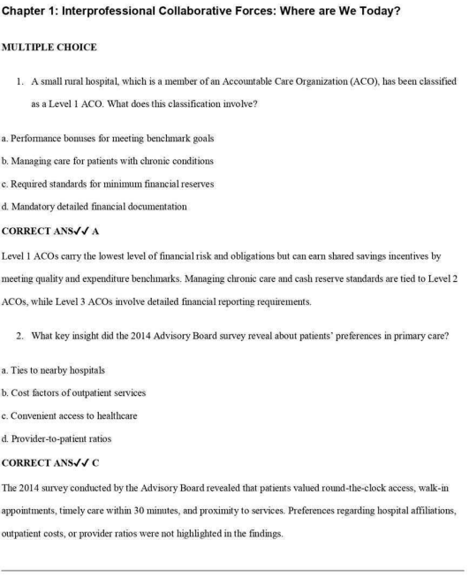 Test Bank for Primary Care- Interprofessional Collaborative Practice 7th Edition by Buttaro, Polgar-Bailey, Sandberg-Cook & Dick| Latest Update 2025-2027 - Image 2