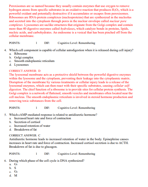 Test Bank for McCance & Huether’s Pathophysiology: The Biologic Basis for Disease in Adults and Children, 9th Edition, By Julia Rogers - Image 3