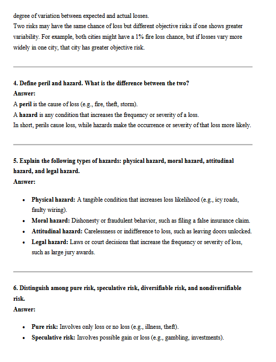 Solution Manual for Principles of Risk Management and Insurance 13th Edition by George Rejda and Michael McNamara - Image 3